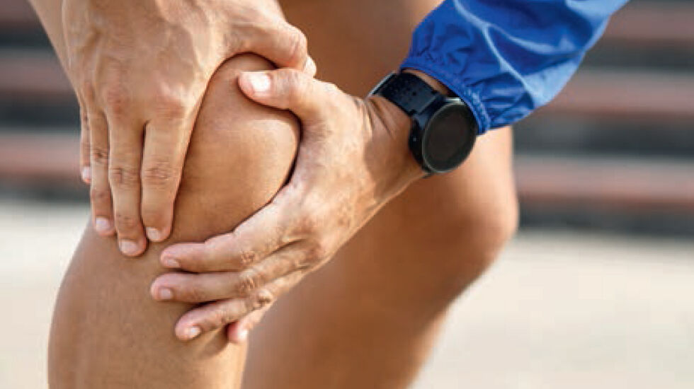 Runner’s knee», eller langdistansekne som det kalles på norsk, gir smerte på utsiden av kneet. (Foto: privat)
