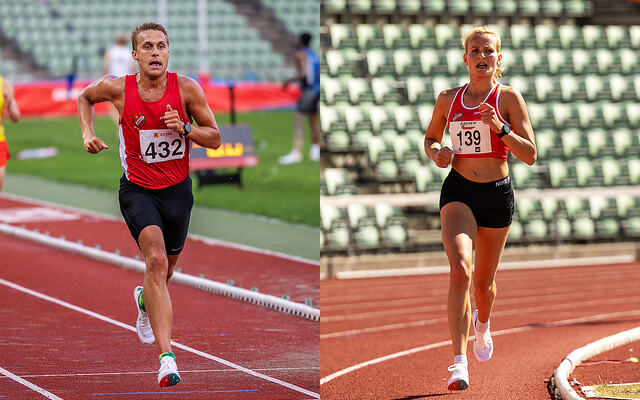 Ulrik Lolland og Sigrun Gjølberg vant Slitusprinten 2023. (Arkivfoto: Samuel Hafsahl)