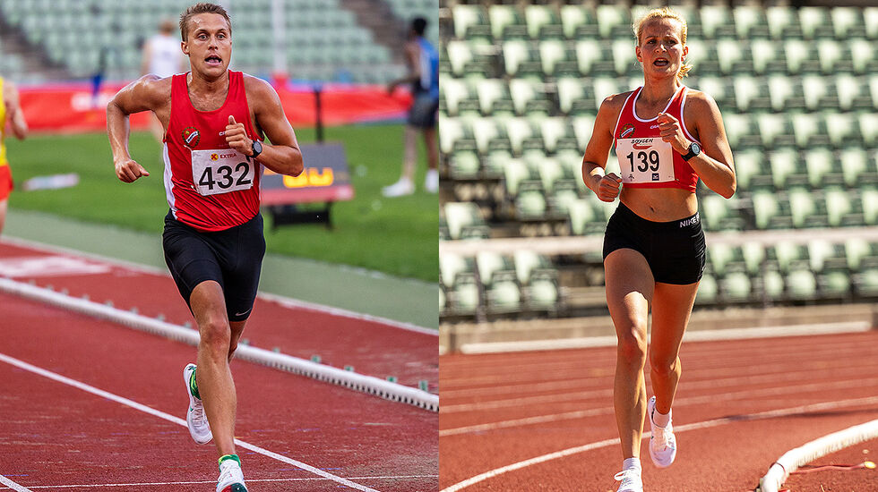 Ulrik Lolland og Sigrun Gjølberg vant Slitusprinten 2023. (Arkivfoto: Samuel Hafsahl)