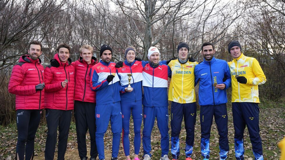 De norske herrene dominerte seniorløpet og kunne med det reise hjem med totalt tre medaljer og et fortjent gull i lagkonkurransen. (Foto: Einar Børve)