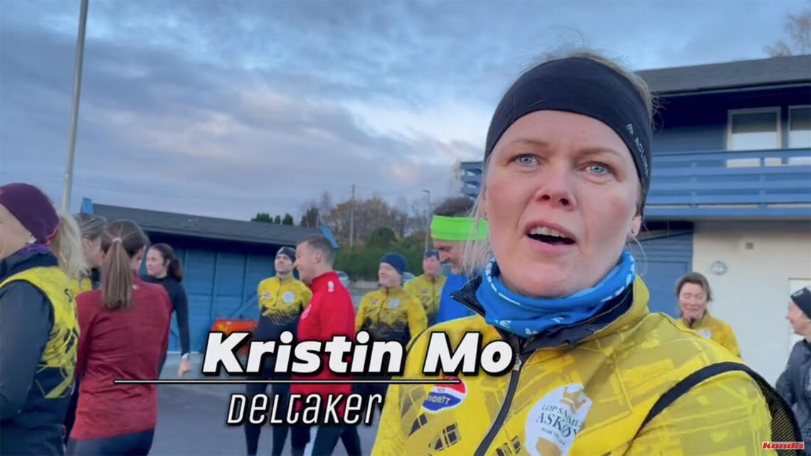 Kristin Mo før start i Askøytrippelen.