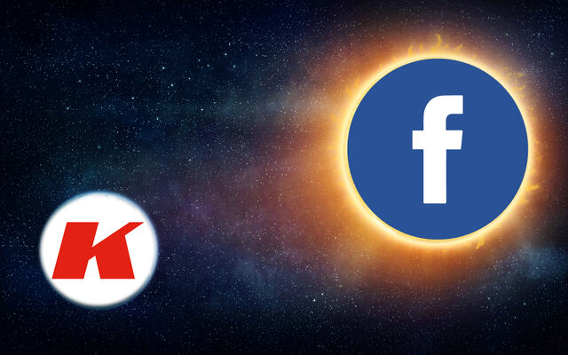 Facebook er den store publiseringsplattformen her i verden, mens Kondis er en litt mindre planet. Vi ønsker derfor å nå ut til våre lesere også via Facebook. (Fotomontasje: Arne Dag Myking, iStock/egal)