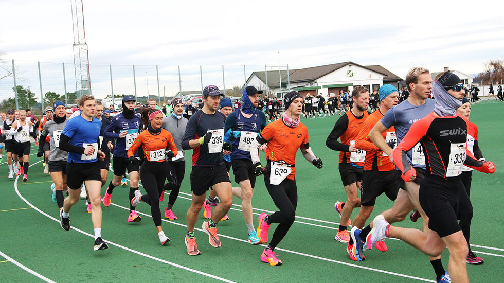 I fjor ble det deltakerrekord med 561 fullførende på de tre distansene 10 km, halvmaraton og maraton. (Foto: Runar Gilberg)
