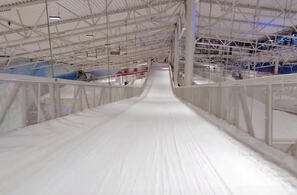SNØ-hallen på Lørenskog. Vinter og minusgrader året rundt. (Foto: Tom-Arild Hansen)