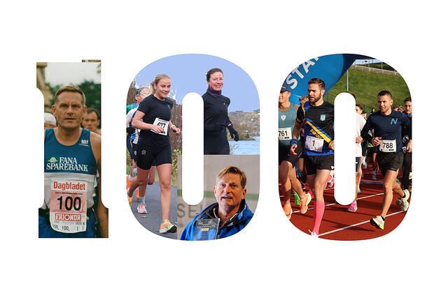 Maratonkarusellens løp nummer 100.