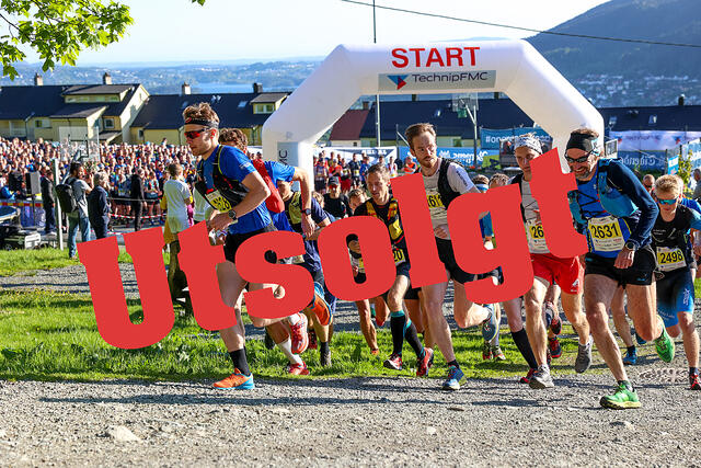 Bergen Fjellmaraton starter ved Montana nedenfor Ulriken. Neste års løp er nå utsolgt. (Foto: Arne Dag Myking)