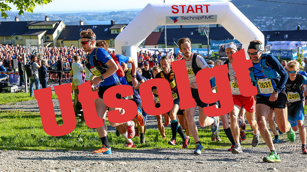Bergen Fjellmaraton starter ved Montana nedenfor Ulriken. Neste års løp er nå utsolgt. (Foto: Arne Dag Myking)