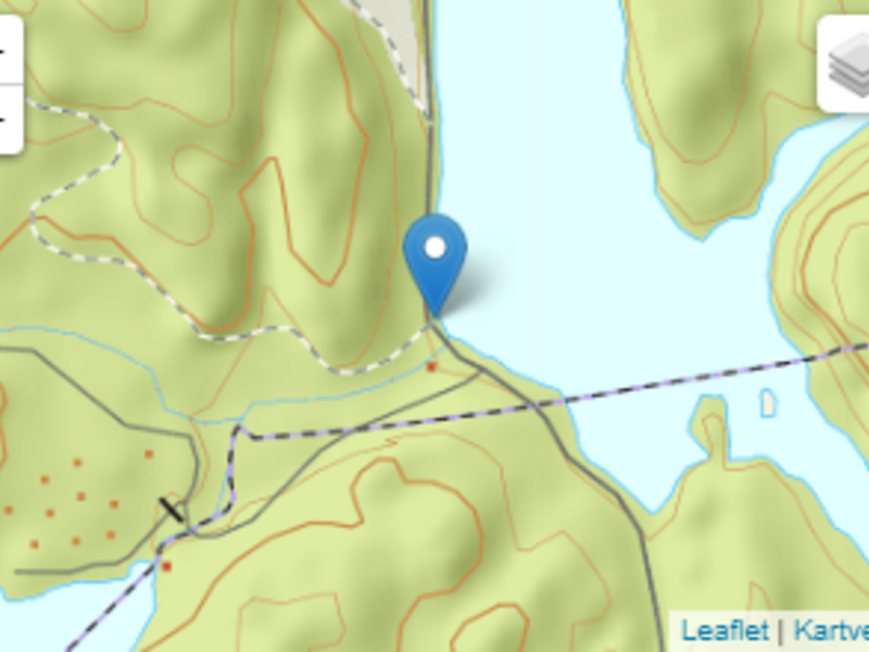bilde av kart med punkt på Øysæd