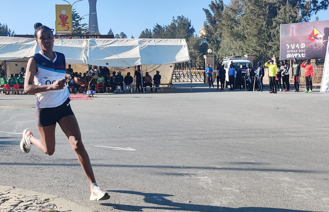 Det var løpefest i Tigray 25. november. Commercial Bank of Ethiopia Sport Club vant. (Foto: Øystein Helmikstøl)