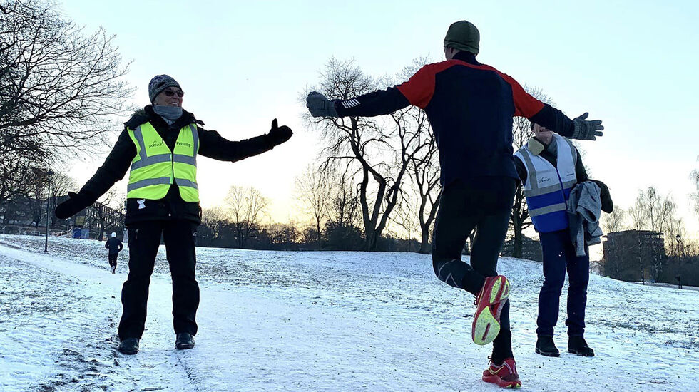 Tøyen Parkrun er ett av syv Parkrun som arrangeres lille julaften. (Foto: arrangøren av Tøyen Parkrun)
