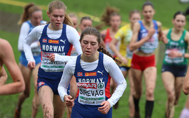 Anna Marie Nordengen Sirevåg løp inn til en fin 17. plass i EM etter at dette intervjuet ble gjort. (Foto: Arne Dag Myking)