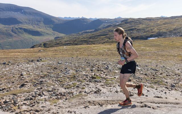 NM-gull på heimebane: Sist sommer vant Stian Dahl Sommerseth gull i NM terrengultra som var innlagt i Tromsø Mountain Challenge Ultra. (Foto: arrangøren)