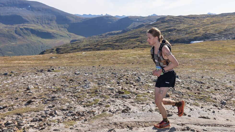 NM-gull på heimebane: Sist sommer vant Stian Dahl Sommerseth gull i NM terrengultra som var innlagt i Tromsø Mountain Challenge Ultra. (Foto: arrangøren)