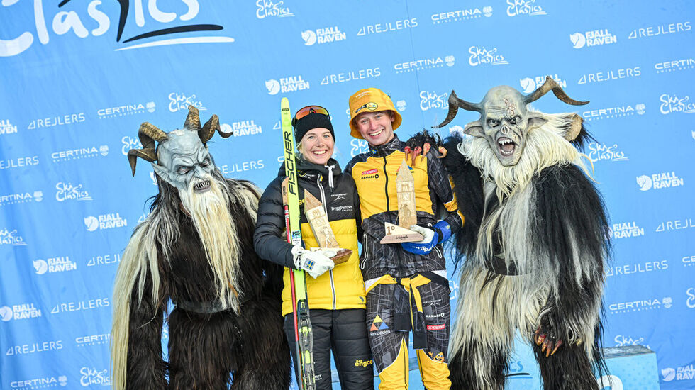 Ida Dahl og Herman Paus var sterkest i det 10 kilometer lange løpet i Ski Classics med individuell start. (Foto: www.nordicfocus.com. ©Reichert/NordicFocus)