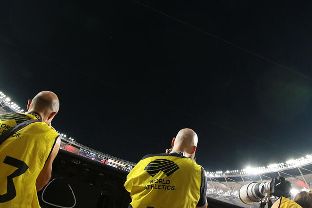 Fotografer på VM-stadion