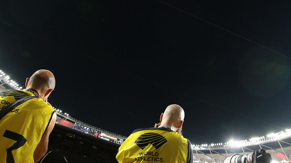 Fotografer på VM-stadion