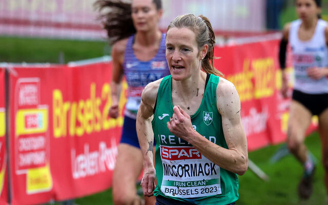 I EM Terrengløp den 10. desember i år løp Fionnuala Mccormack inn til en 4. plass. Det var akkurat en uke etter at hun tok OL-kravet på maraton i Valencia. (Foto: Arne Dag Myking)