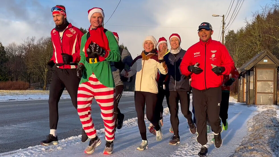 Bjørn Tore Kronen Taranger har hver jul sin romjulshalvmaraton som går i løypen til Maratonkarusellen i Bergen. (Foto og video: Arne Dag Myking)
