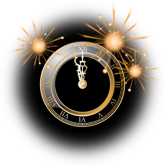 Bilde: noen minutter igjen til midnatt og et nytt år. Bilde er henta fra Pixabay.com