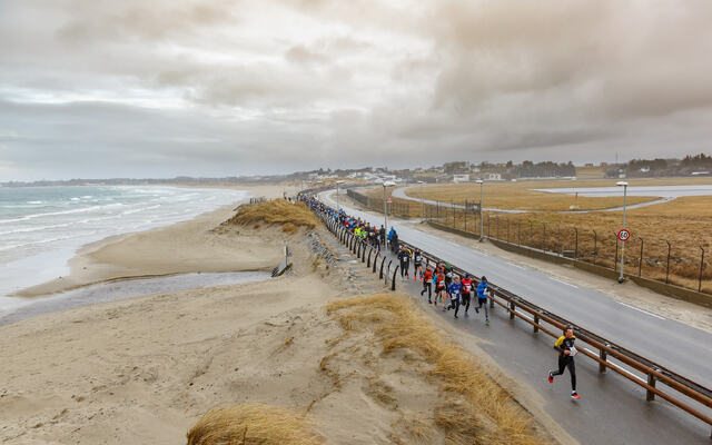 For den trives best i öppna landskap nära havet skulle Solastranden Halvmaraton være et godt alternativ. (Foto: arrangøren)