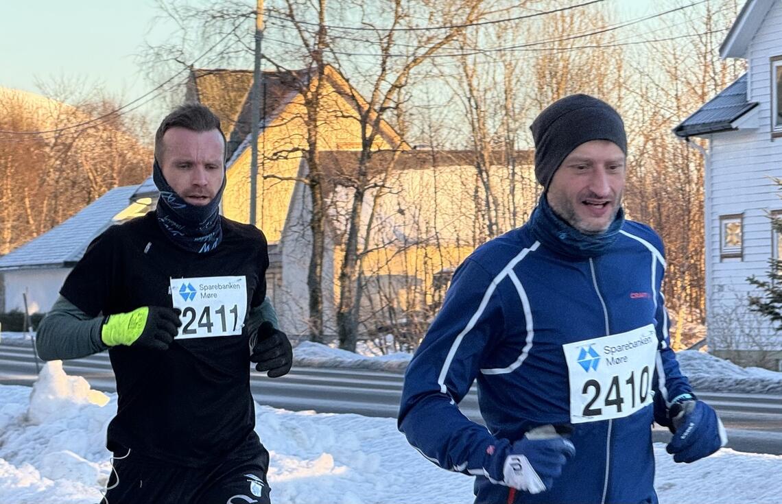 Jan Endre Rise (2410) vant dagens løp foran Steffen Moltu (2411)