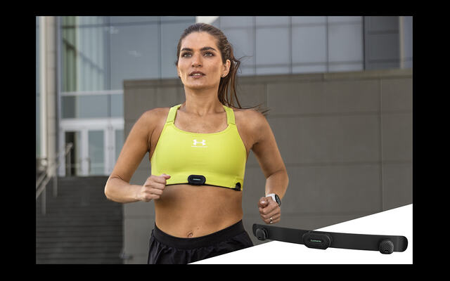 Pulsmåleren Garmin HRM-Fit er laget spesielt for kvinner og festes til sports-BH’er med et clip-on-design. (Alle foto: Garmin)