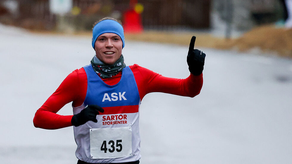 Marius Sørli vant Askløpet på hjemmebane, slik han har hatt for vane de siste årene. (Alle foto: Arne Dag Myking)