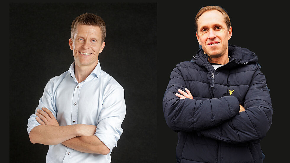 Ole Petter Hjelle og Mads Kaggestad.