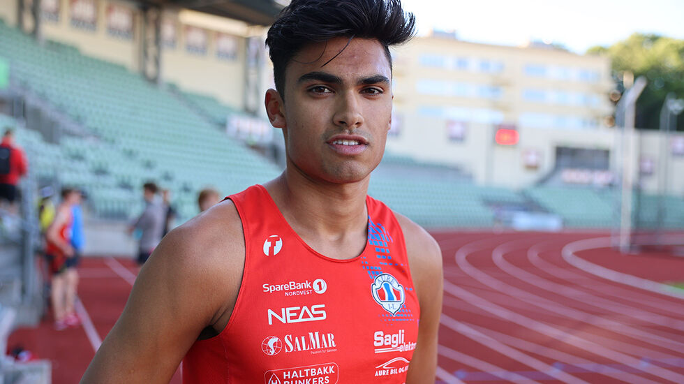 Kristoffer Sagli løp godt under Steinkjer Indoor, til tross for at han løp solo. Her fra Sommerstevnet på Bislett stadion i 2022. (Foto: Tom-Arild Hansen)