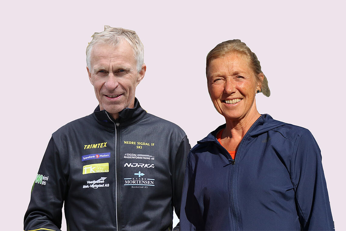 Kristen Aaby og Synøve Brox topper igjen listene over de beste veteranløperne her i landet. (Foto: Runar Gilberg)