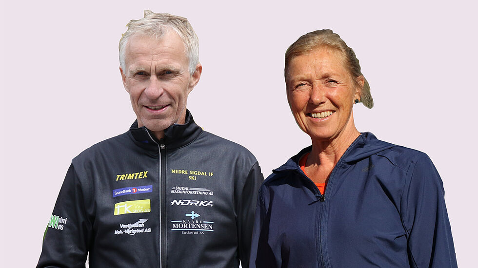 Kristen Aaby og Synøve Brox topper igjen listene over de beste veteranløperne her i landet. (Foto: Runar Gilberg)