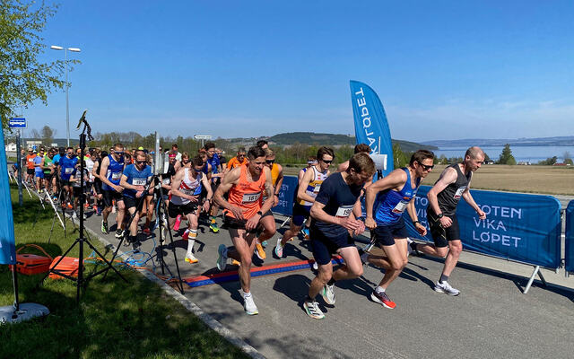 I fjor var det 93 fullførende deltakere i Totenvikaløpet. Årets løp går 26. mai. (Alle foto: arrangøren)