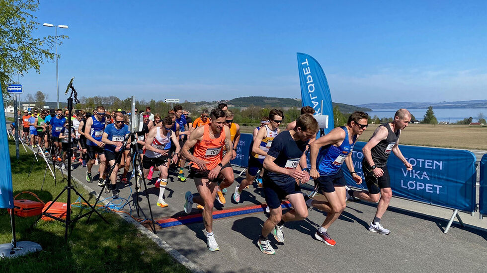 I fjor var det 93 fullførende deltakere i Totenvikaløpet. Årets løp går 26. mai. (Alle foto: arrangøren)