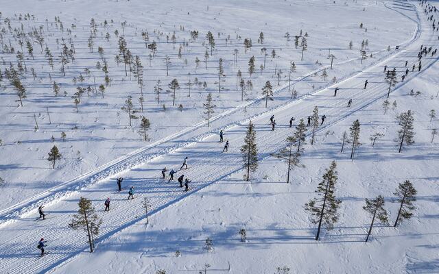 Fra fjorårets Öppet Spår. (Foto: Ulf Palm/Vasaloppet)