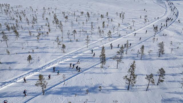 Fra fjorårets Öppet Spår. (Foto: Ulf Palm/Vasaloppet)