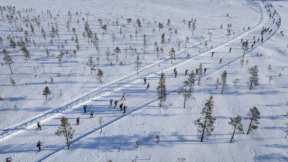Fra fjorårets Öppet Spår. (Foto: Ulf Palm/Vasaloppet)