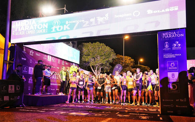 Grand Canaria Halvmaraton hadde også 5 km, 10,5 km og et rulleskøyteløp på programmet. (Foto: arrangøren)