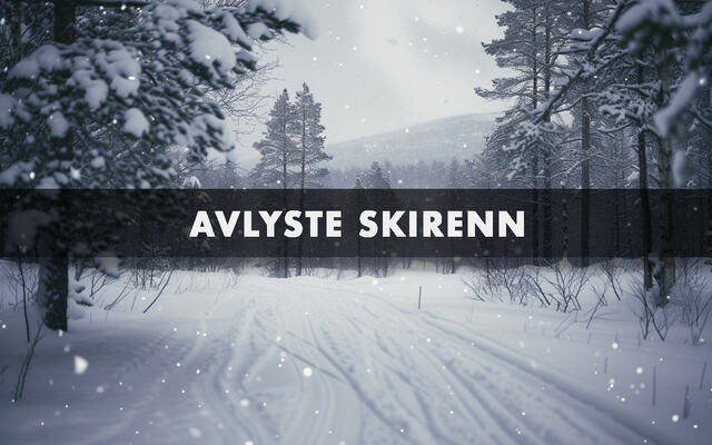 Flere skirenn avlyses på grunn av været. (Illustrasjon: Tom-Arild Hansen)