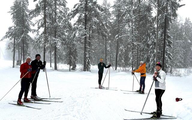 Det virtuelle Tour de ski-konseptet engasjerer mer enn noen gang i Elverum. (Foto: Amund Sigstad)