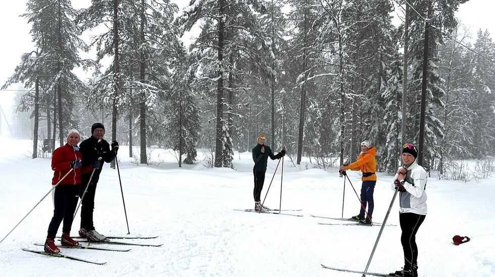 Det virtuelle Tour de ski-konseptet engasjerer mer enn noen gang i Elverum. (Foto: Amund Sigstad)