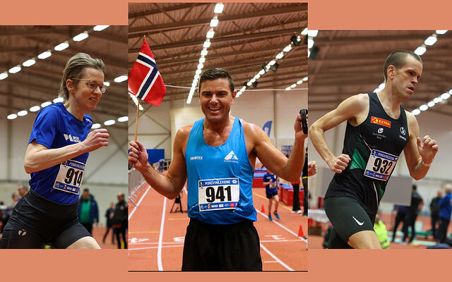 Ragnhild Lie Anderson, Robert Hisdal og Andreas Penne Nygård satte nye aldersrekorder i sine klasser under Pingvinlekene. (Alle foto: Arne Dag Myking)