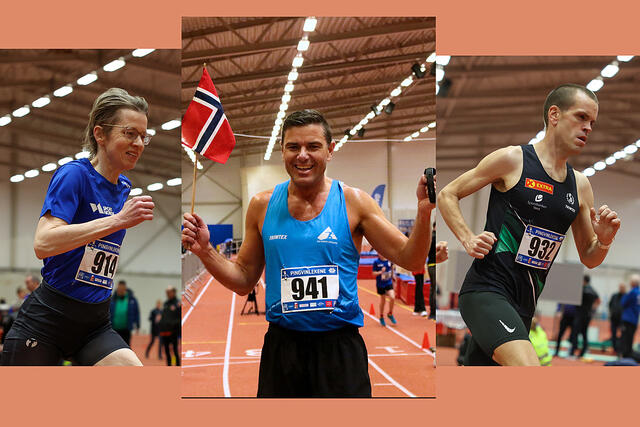 Ragnhild Lie Anderson, Robert Hisdal og Andreas Penne Nygård satte nye aldersrekorder i sine klasser under Pingvinlekene. (Alle foto: Arne Dag Myking) Ragnhild Lie Anderson, Robert Hisdal, Andreas Penne Nygård