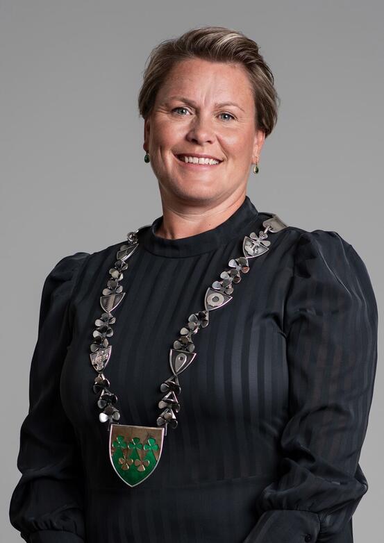 Ordfører Karoline Fjeldstad (Sp) 2023 - 2027 (Foto: Øystein Westli)