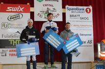 De tre raskeste i Trysil Skimaraton (fra venstre): Henrik Vik Tolo, Henrik Haugland Syverinsen og Henrik Olimb. (Foto: Rolf Bakken)