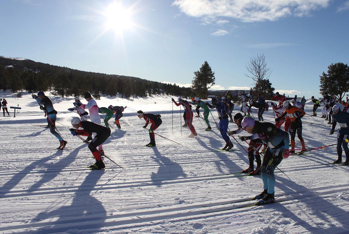 I strålende sol fullførte 517 deltakere årets utgave av Furusjøen Rundt-rennet. (Alle foto: arrangøren)