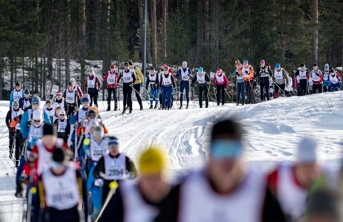 Vasaloppesuken byr på hele 14 løp, og i år blir det rekorddeltakelse fra utlandet. (Foto: Vasaloppet)