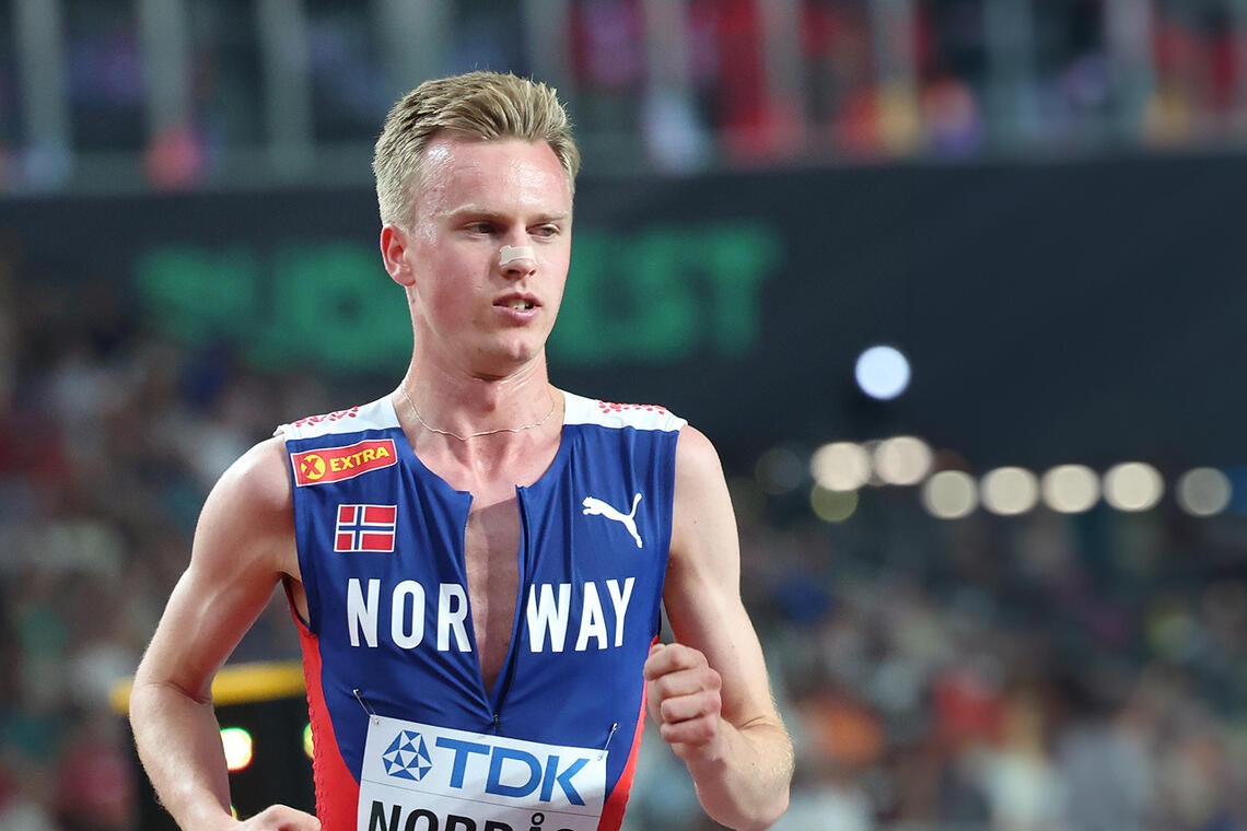 Narve Gilje Nordås blir eneste norske utøver på mellomdistanse under VM innendørs 1. til 3. mars. (Foto: Arne Dag Myking)