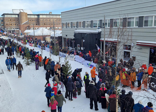 Finnmarksløpet i gågata