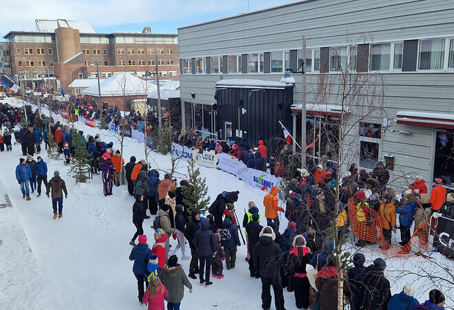 Finnmarksløpet i gågata