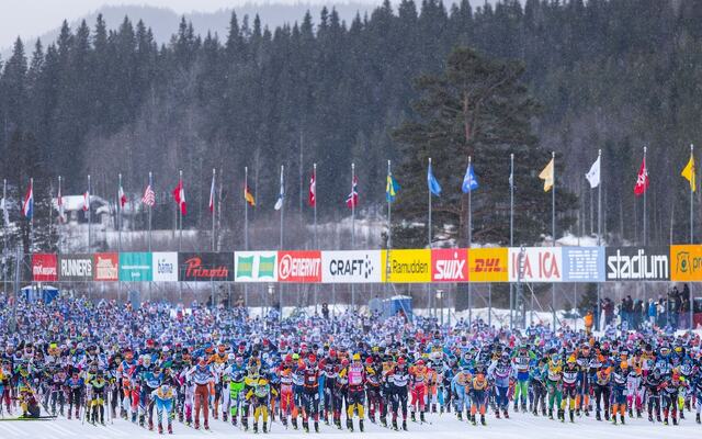 Vasalopp-starten 2023. (Foto: Nisse Schmidt/Vasaloppet)